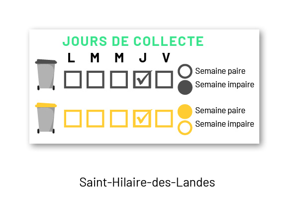 Mini calendriers Saint-Hilaire-des-Landes