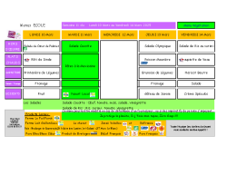 Menu 11 ECOLE