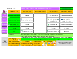 Menu 13 ECOLE