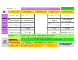 Menu 23 ECOLE