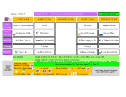 Menu 25 ECOLE