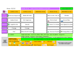 Menus 20 ECOLE